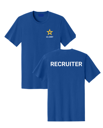 U.S. ARMY FRONT AND RECRUITER BACK