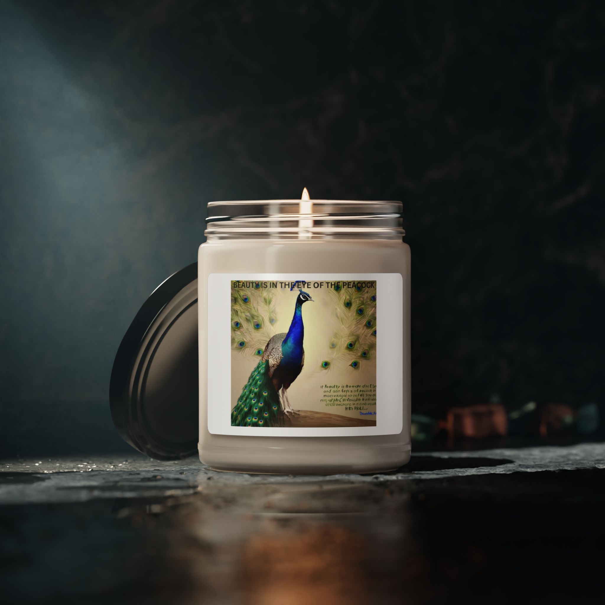 Peacock Soy Candle, 9oz