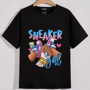 Sneaker Girl Heavyweight Organic Cotton T-shirt