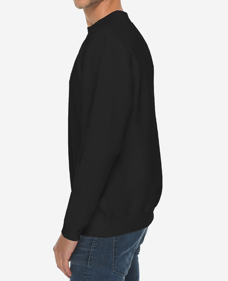 Black Premium Crewneck Sweatshirt