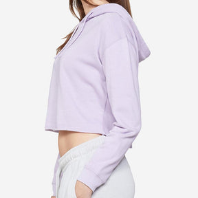 Lilac Crop Hoodie