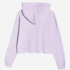 Lilac Crop Hoodie