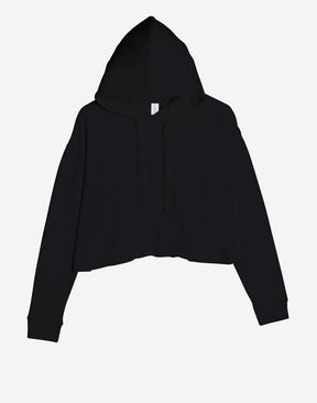 Black Crop Hoodie