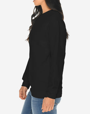 Black Premium Crewneck Sweatshirt