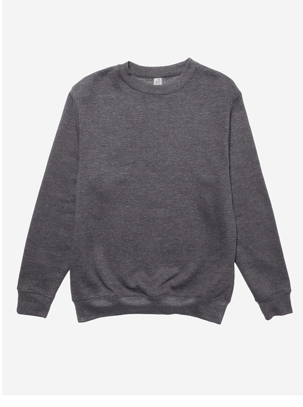 Charcoal Heather Premium Crewneck Sweatshirt