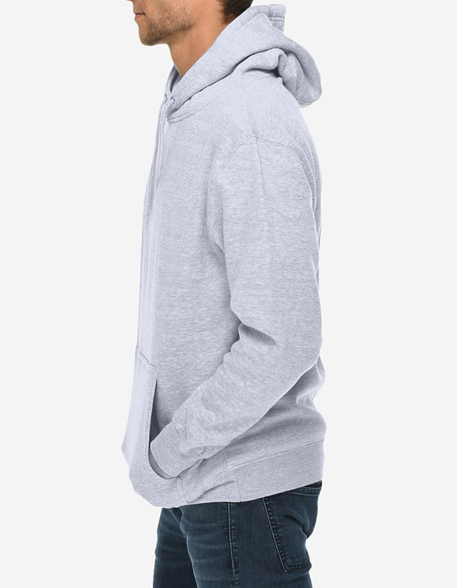 Heather Grey Premium Pullover Hoodie