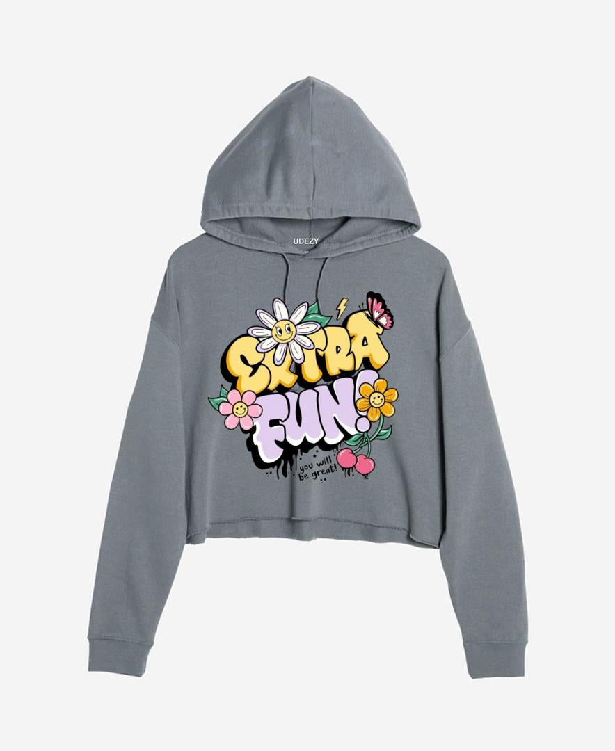 Crop hoodie