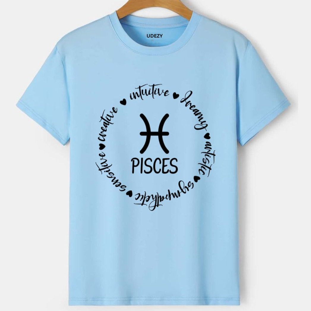 Pisces- Heavyweight  Organic Cotton T-shirt