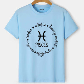 Pisces- Heavyweight  Organic Cotton T-shirt