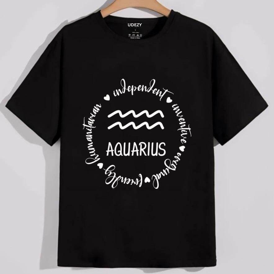 Aquarius - Heavyweight  Organic Cotton T-shirt