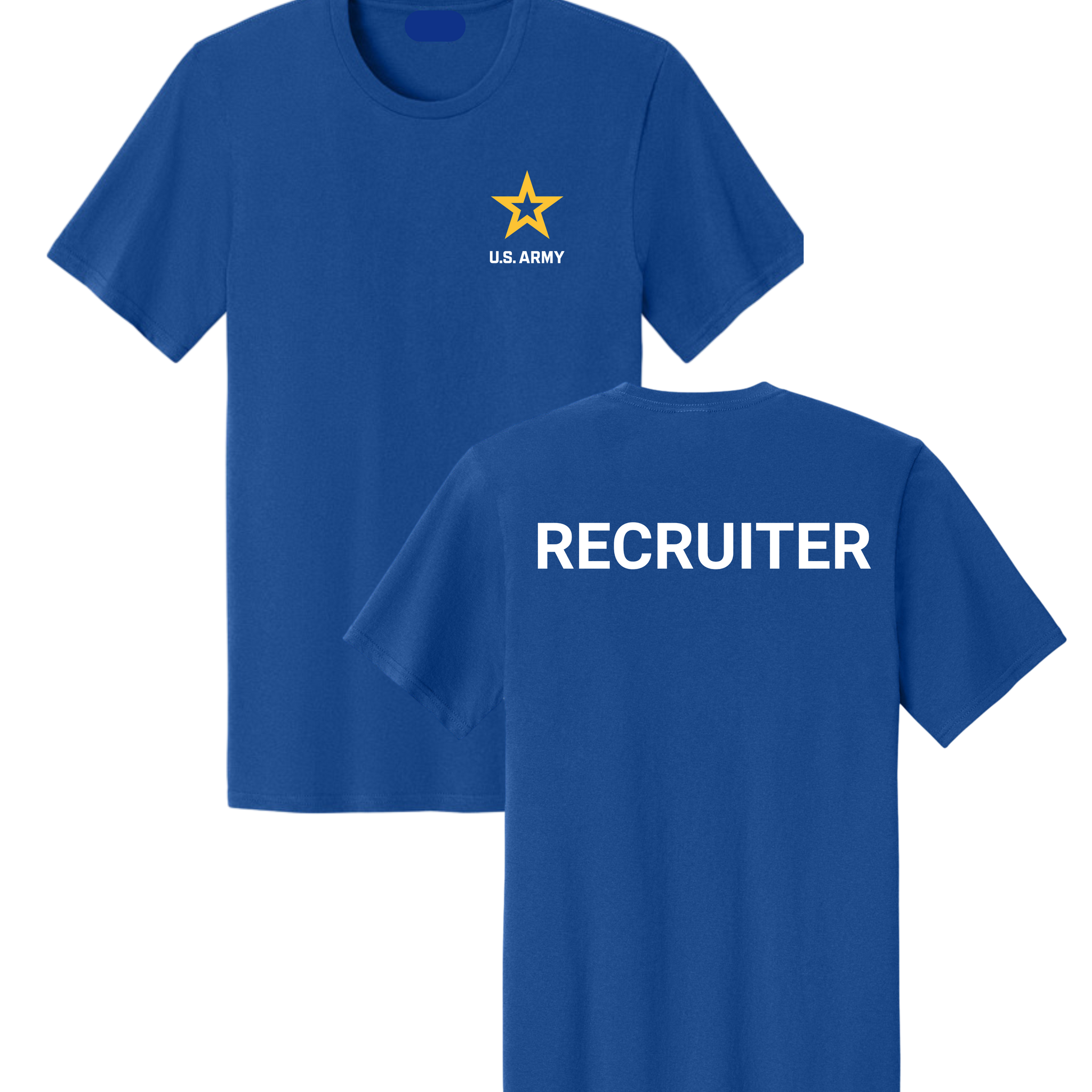 U.S. ARMY FRONT AND RECRUITER BACK