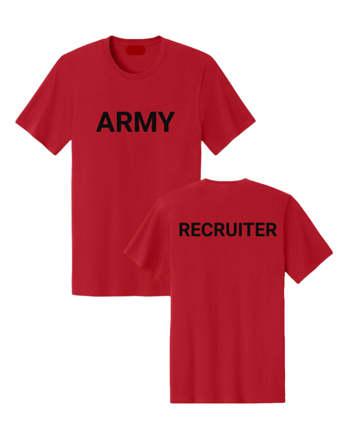 ARMY FRONT RECRUITER BACK