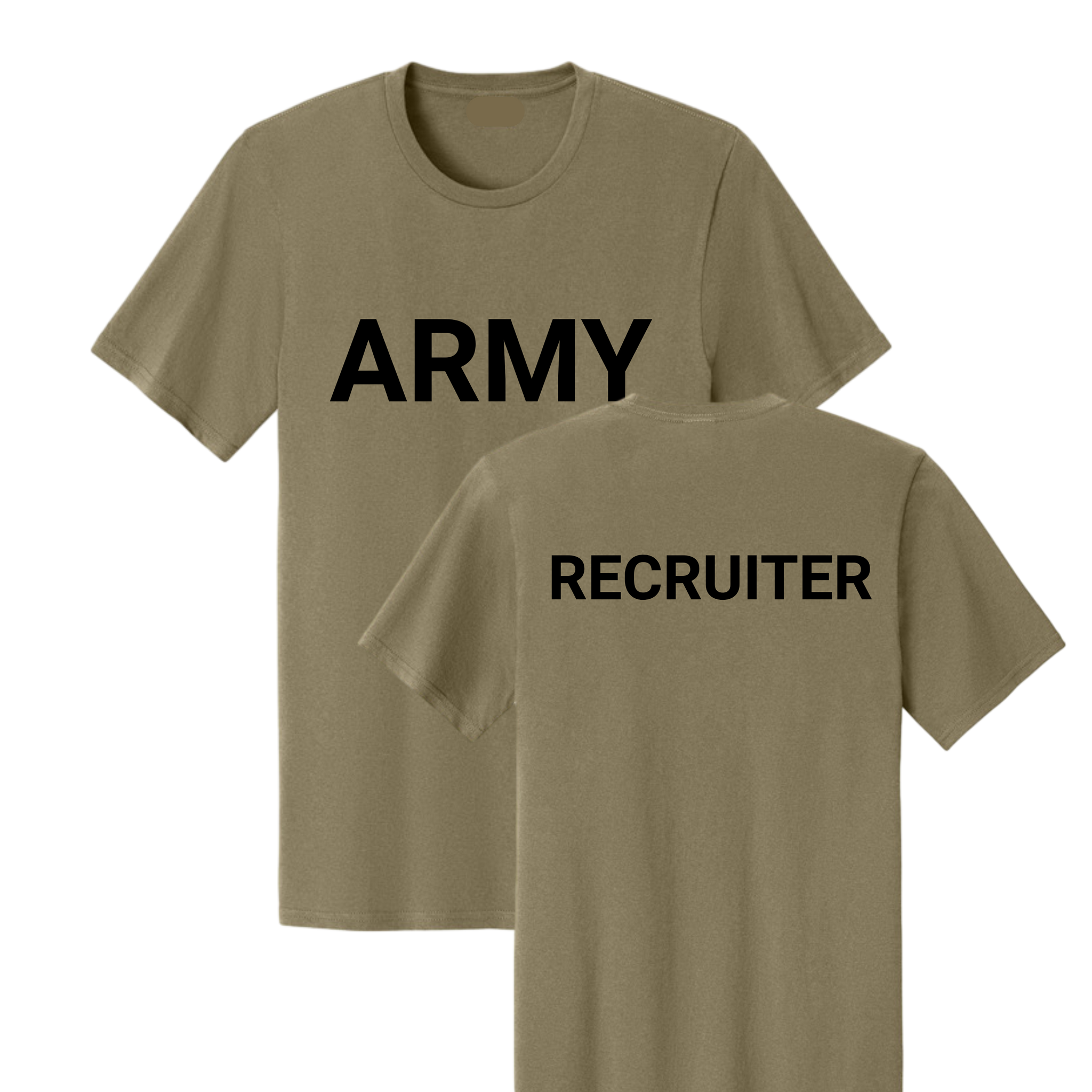 ARMY FRONT RECRUITER BACK