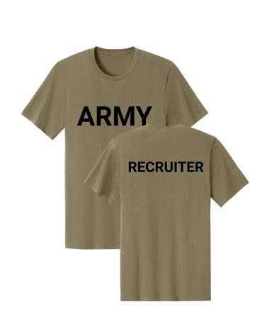 ARMY FRONT RECRUITER BACK